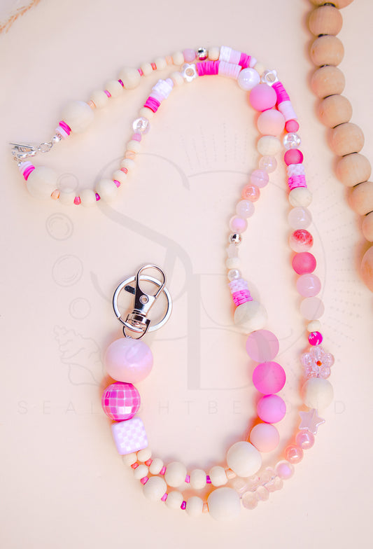 Rosy Radiance Lanyard