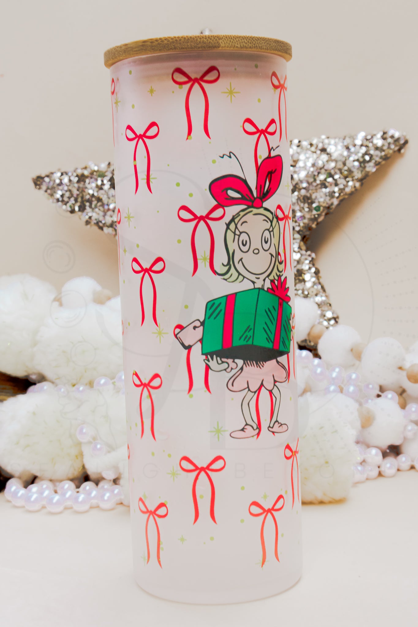 Cindy Lou Who’s Christmas: Frosted Glass Tumbler